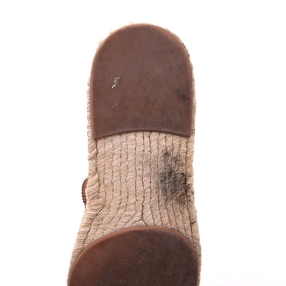 Aurelien Wildleder Espadrilles 'Beachside Loafers' Größe 41 – Tabakbraun