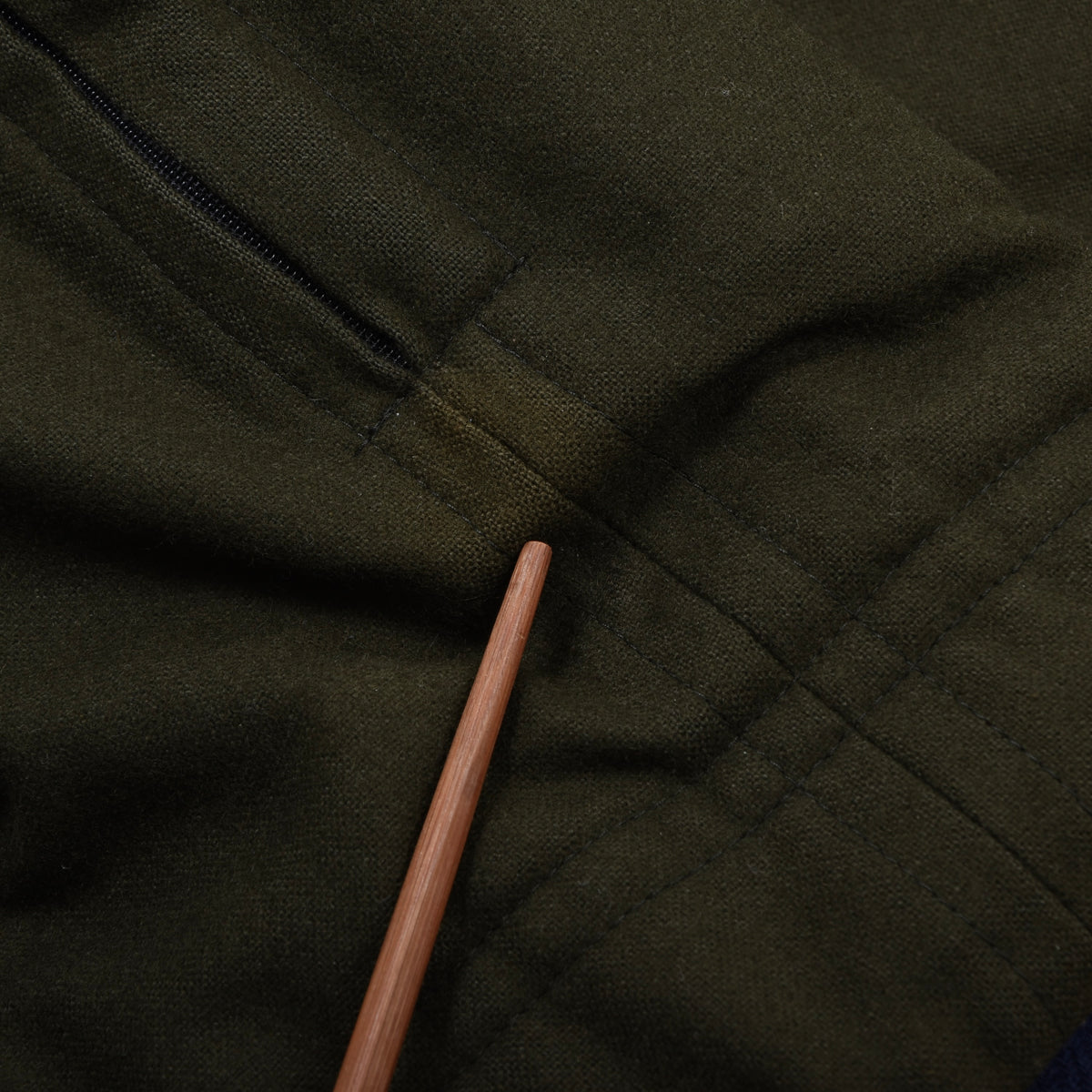 Vintage SALKO Wollmischung Jacke Brust 66,5cm - Grün