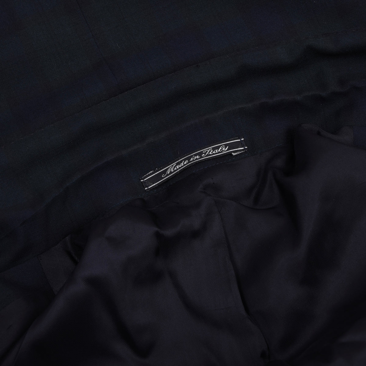 Alex Wool Jacket Made in Italy Size 54  - Blackwatch