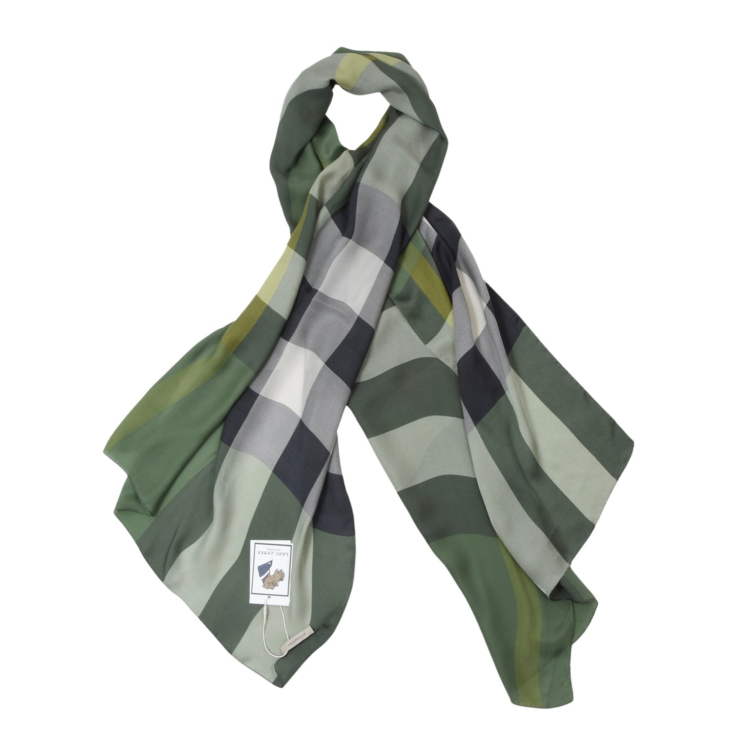 Burberry Novacheck Scarf ca. 192cm - Green