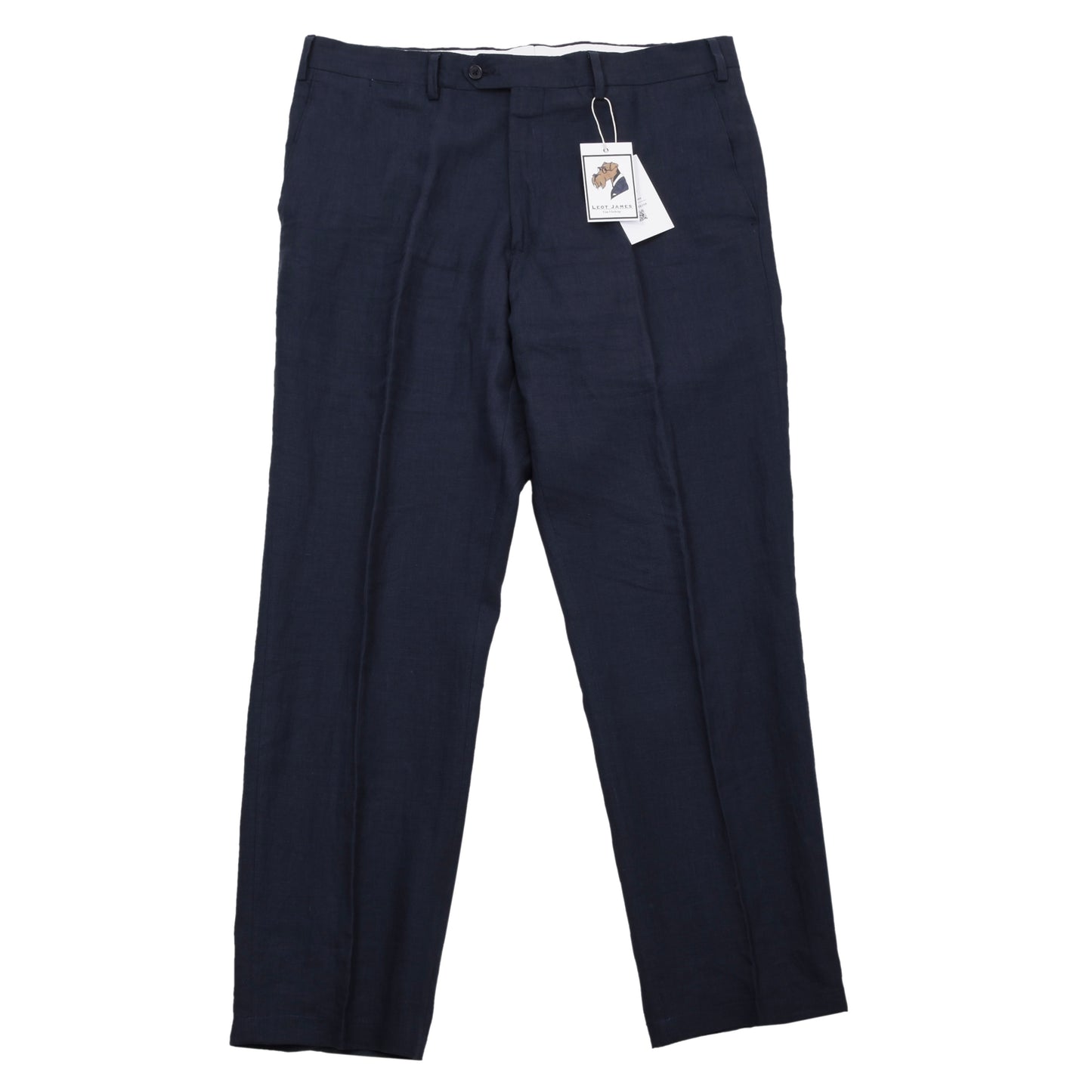 Kamar Leinenhose Größe 54 ca. 47cm Made in Italy - Marineblau