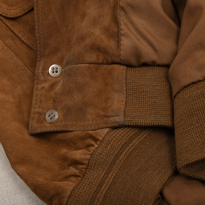 Belfe Suede Blouson/Jacket Size 46 - Tobacco Brown