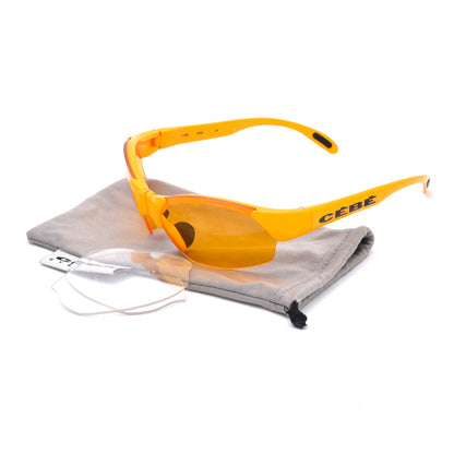 Cebe Mod. 1705 Fahrradsonnenbrille Hergestellt in Frankreich - Gelb