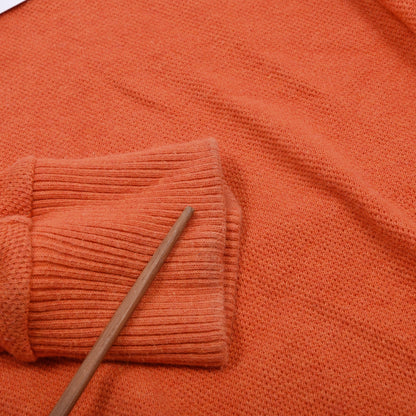 Polo Ralph Lauren 1/4 Zip Pima Cotton Sweater Size XL - Orange