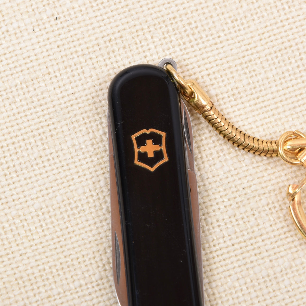 Vintage Victorinox for Messer Dolmetsch Pocket Knife - Black/Gold