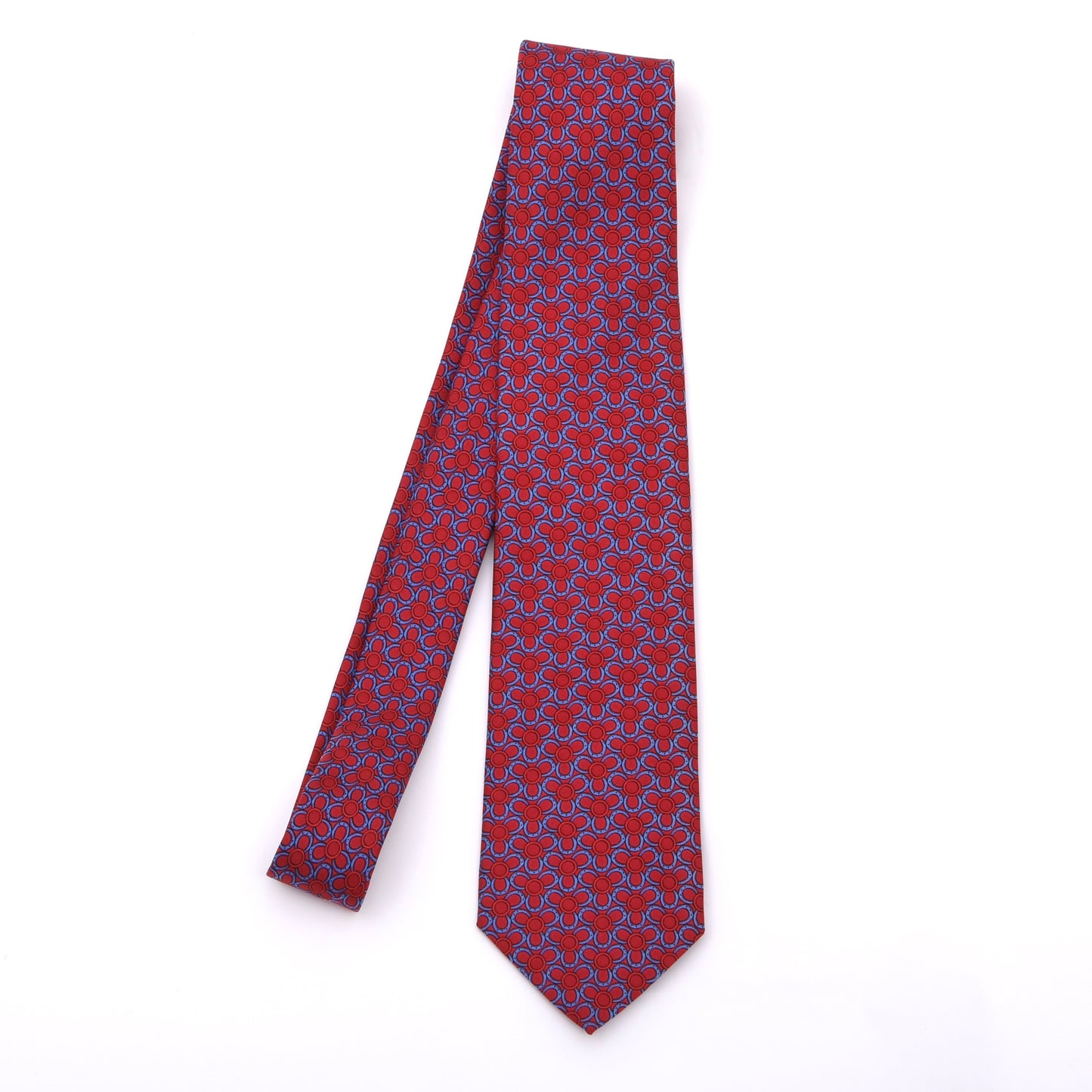 Brooks Brothers 346 Silk Tie Made in USA - Blue/Red Floral