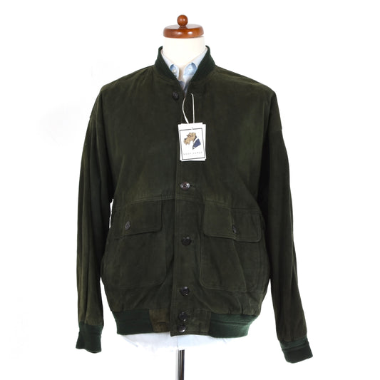 Vintage Suede Blouson/Jacket Size 52 - Green