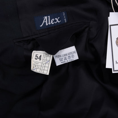 Alex Wool Jacket Made in Italy Size 54  - Blackwatch