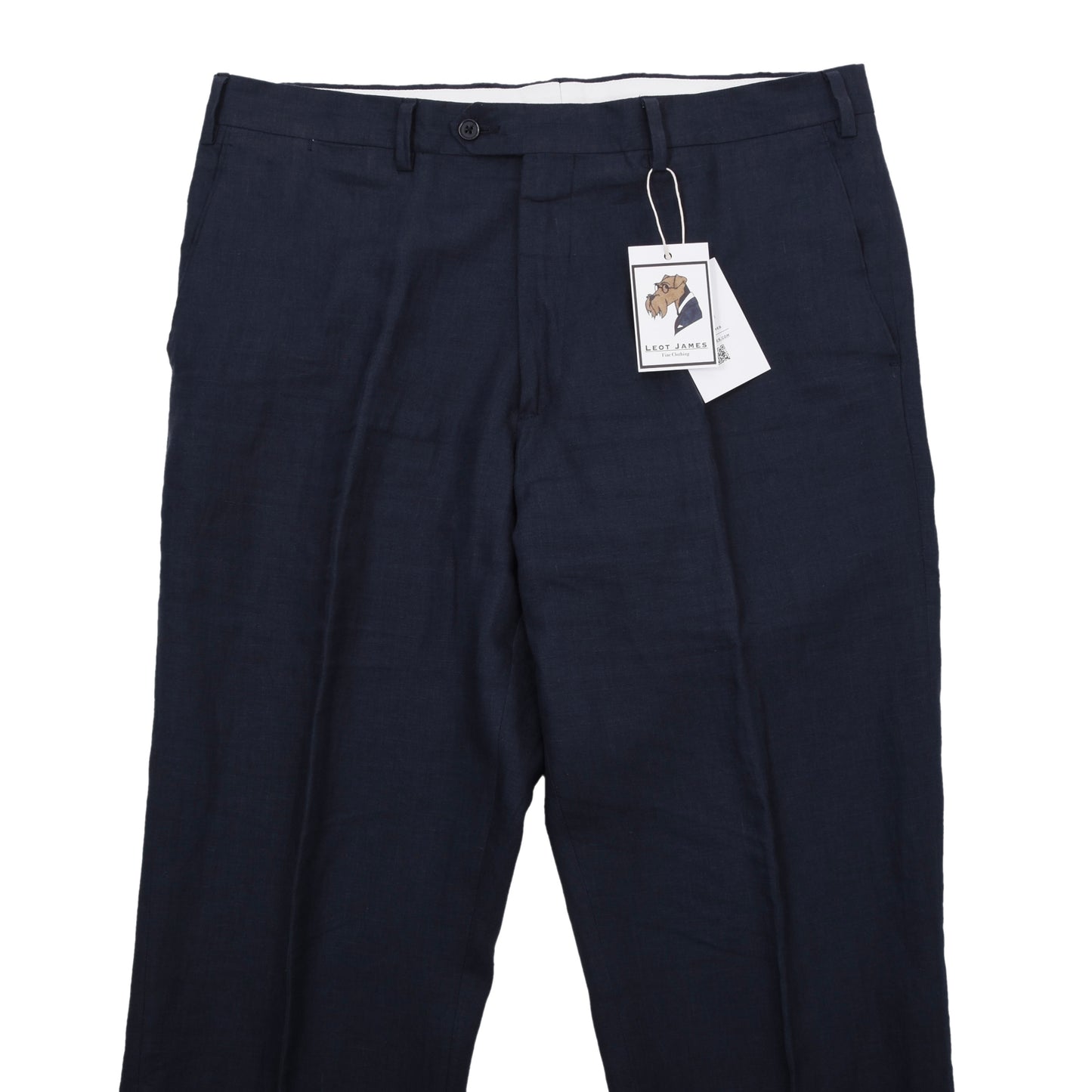 Kamar Leinenhose Größe 54 ca. 47cm Made in Italy - Marineblau