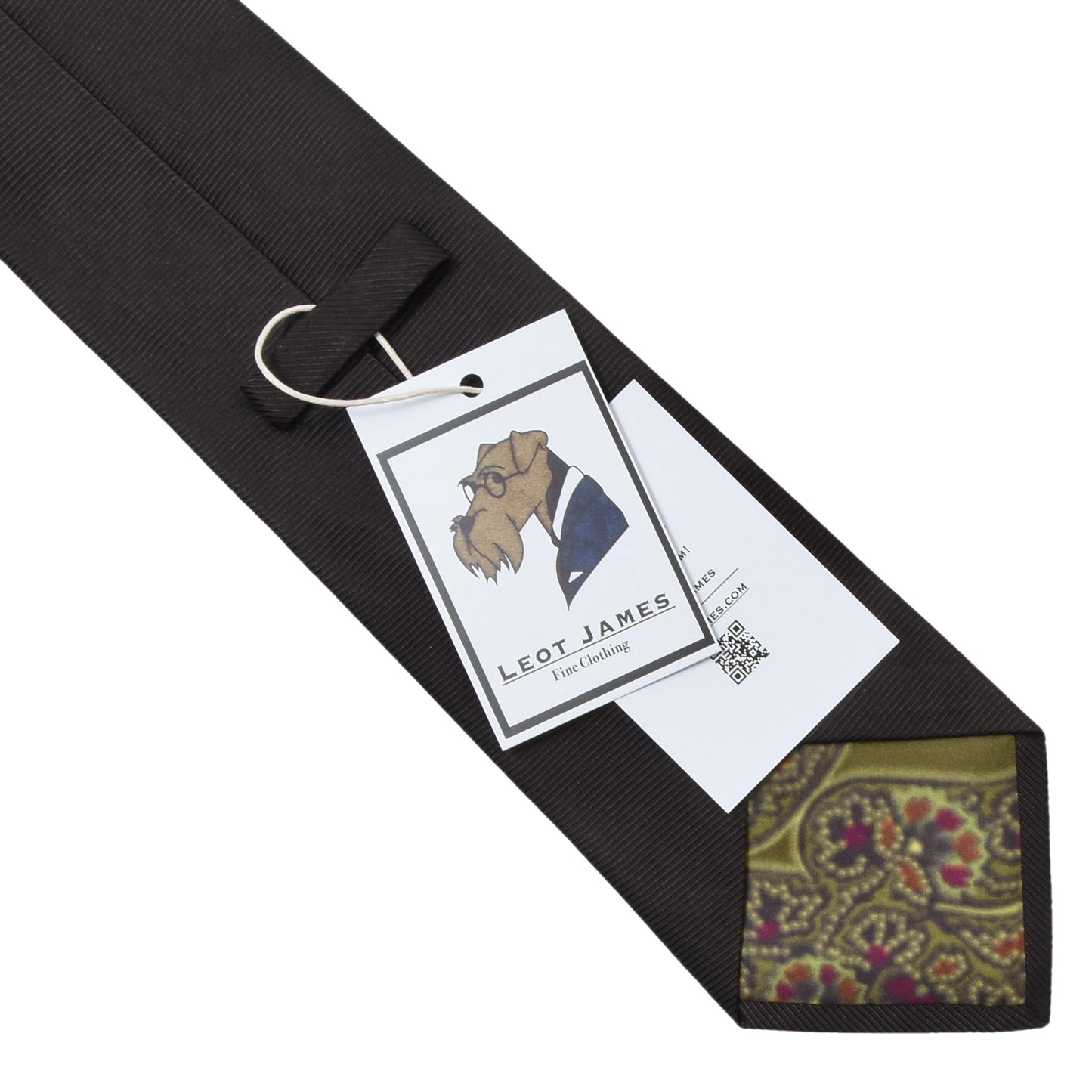 Etro Milano Silk Tie ca. 147cm/9.7cm - Solid Brown