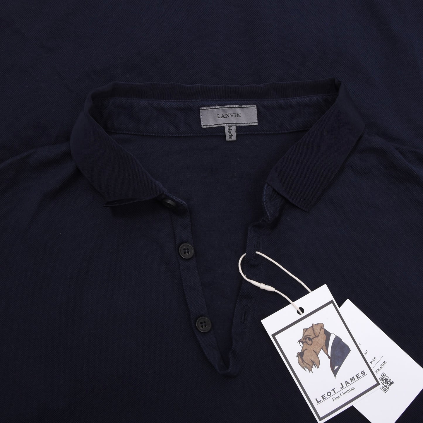 Lanvin Baumwoll-Poloshirt Größe M - Marineblau