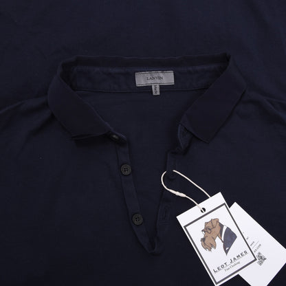 Lanvin Baumwoll-Poloshirt Größe M - Marineblau
