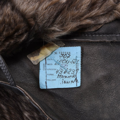 Adarcrea Shearling Buttersoft Coat Size 50 Chest ca. 59cm