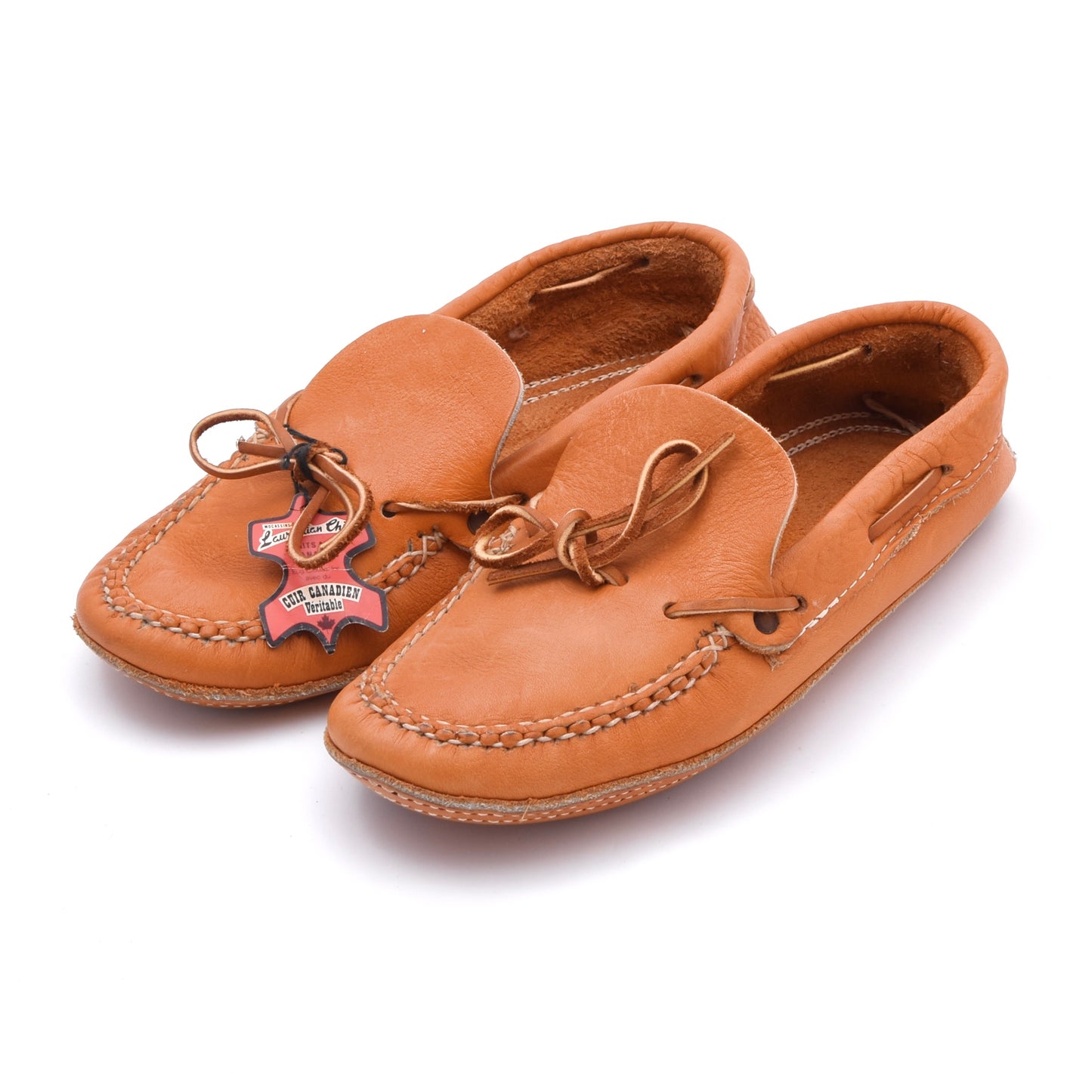 Laurentian Chief Karibu Mokassins/Hausschuhe Größe 6 - Orange