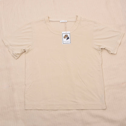 La Perla 70% Silk 30% Cotton T-Shirt Size S - Beige