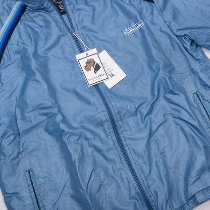 Vintage Mercedes-Benz Nylonjacke mit Frottee-Futter Größe 50 ca. 58cm - Hellblau