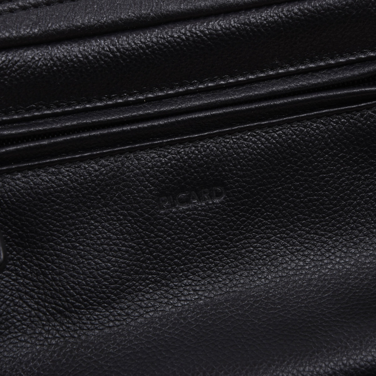 Picard Leder Reiseetui - Schwarz