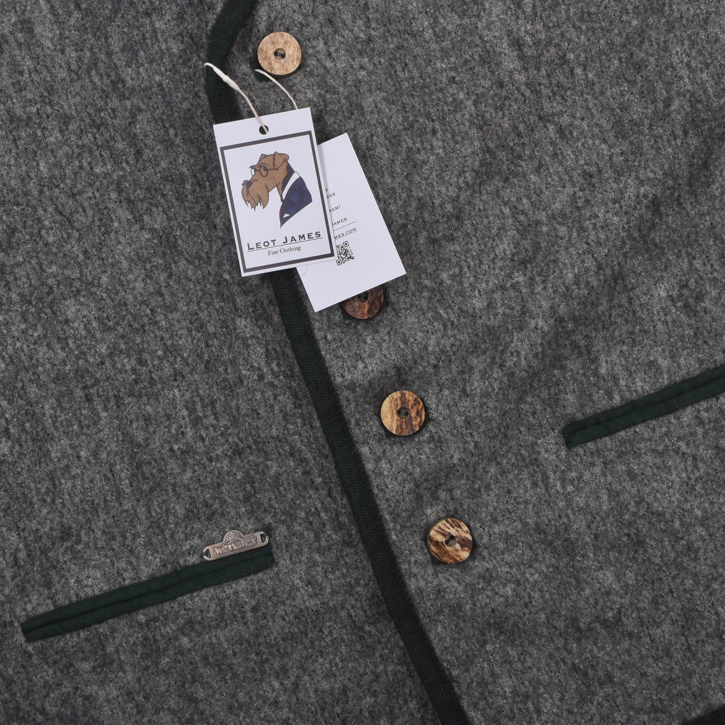 Wenatex Vest/Trachtenwestse Size L ca. 58cm - Grey