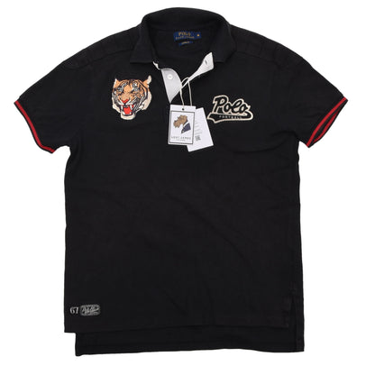 Polo Ralph Lauren Poloshirt Größe M Custom Fit ca. 52cm - Tiger/Football