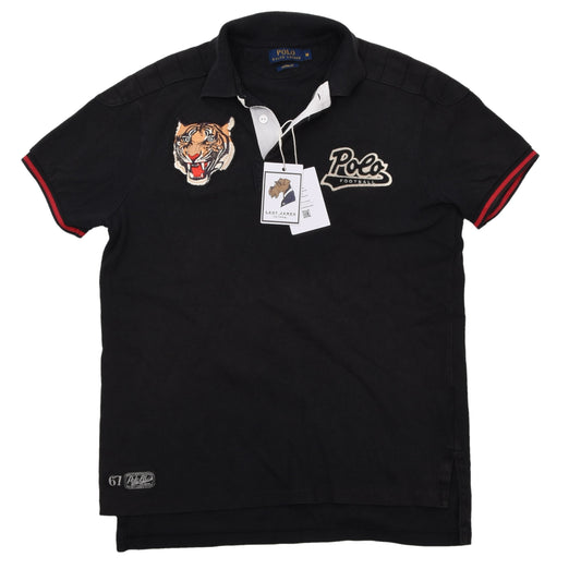 Polo Ralph Lauren Poloshirt Größe M Custom Fit ca. 52cm - Tiger/Football