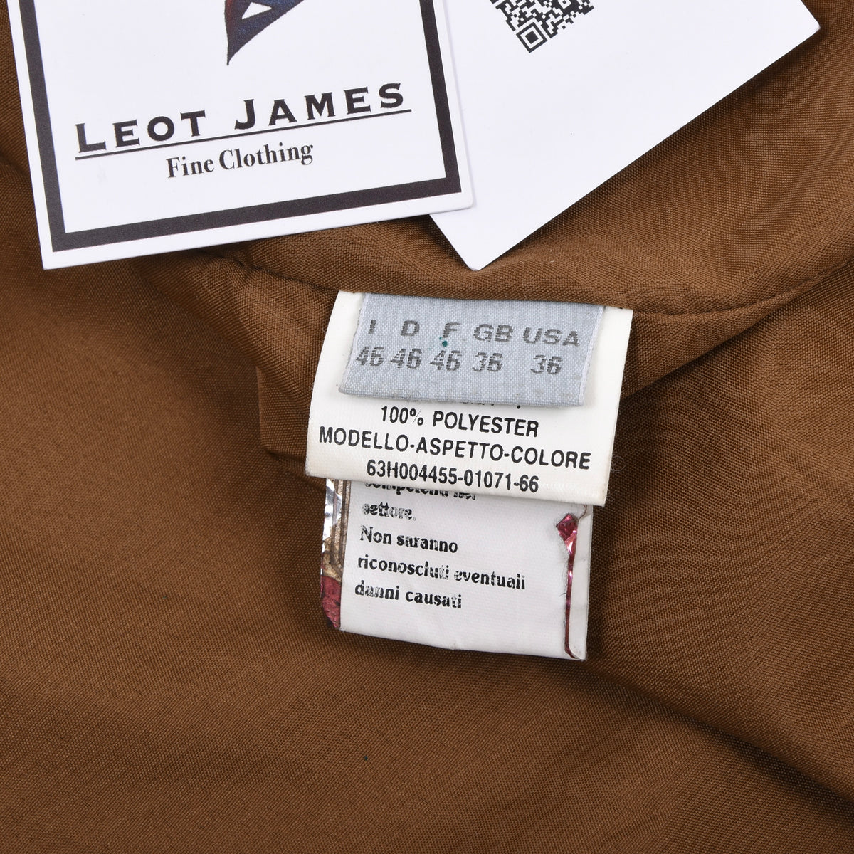 Belfe Suede Blouson/Jacket Size 46 - Tobacco Brown