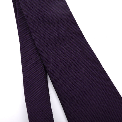 Classic Genadine Fina Silk Tie Made in Italy - Purple