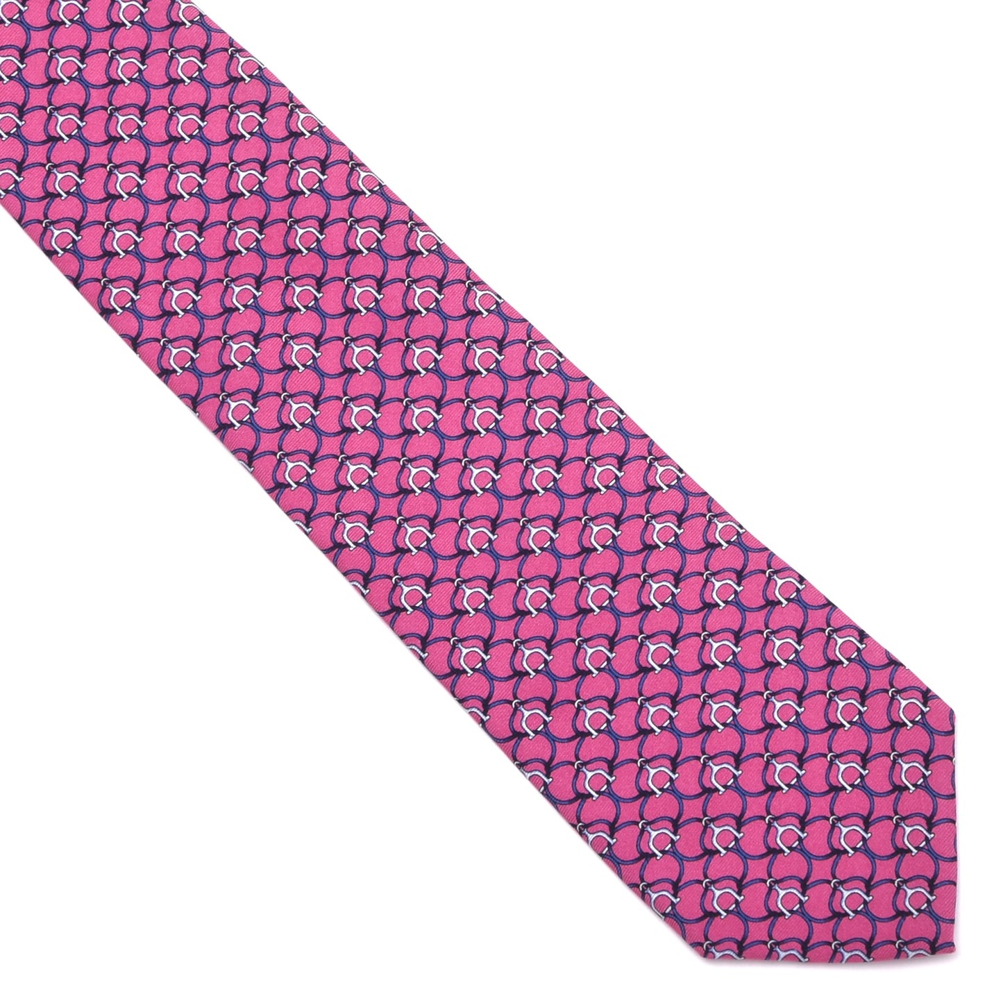 Brooks Brothers 346 Seidenkrawatte Made in USA - Pink Pferdesport