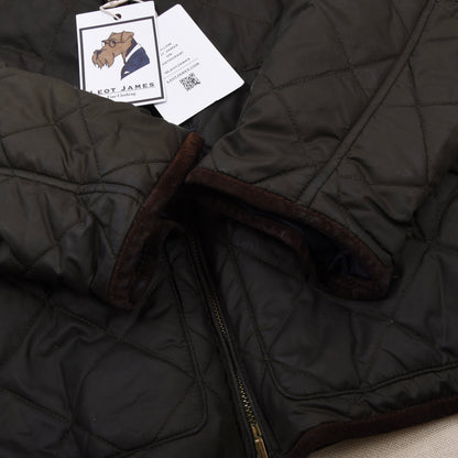 Vintage Polo Ralph Lauren Wendbare Steppjacke Gr. L - Grün/Marineblau