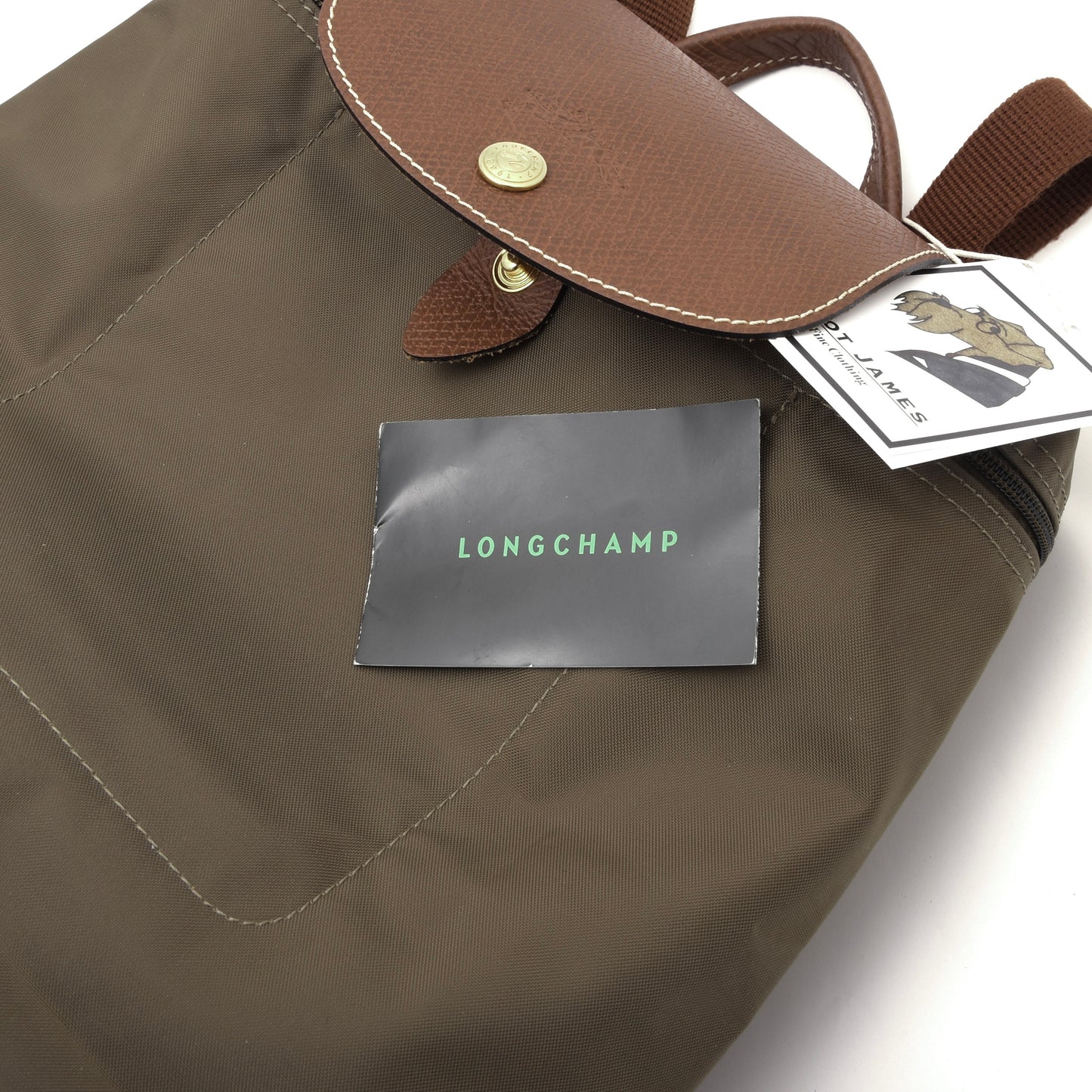 Longchamp Le Pliage Sac a Dos Rucksack/Backpack – Grün