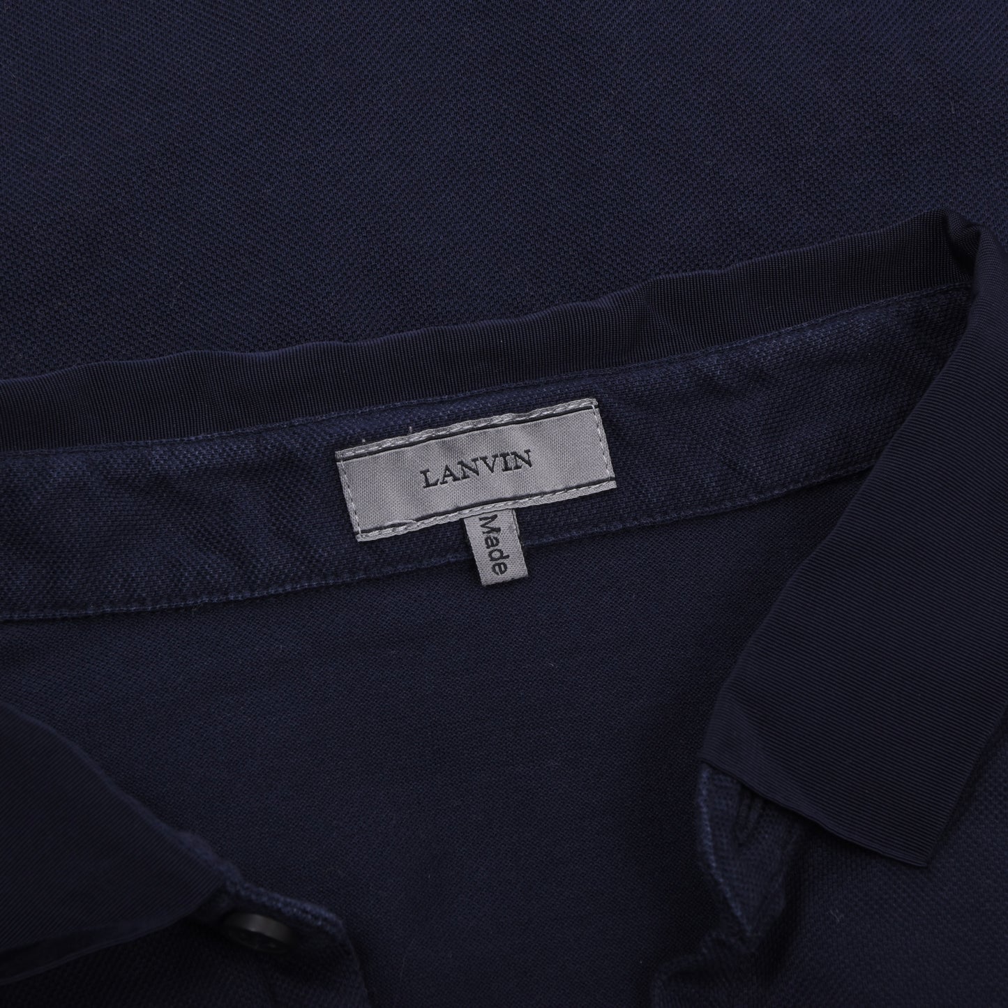 Lanvin Baumwoll-Poloshirt Größe M - Marineblau