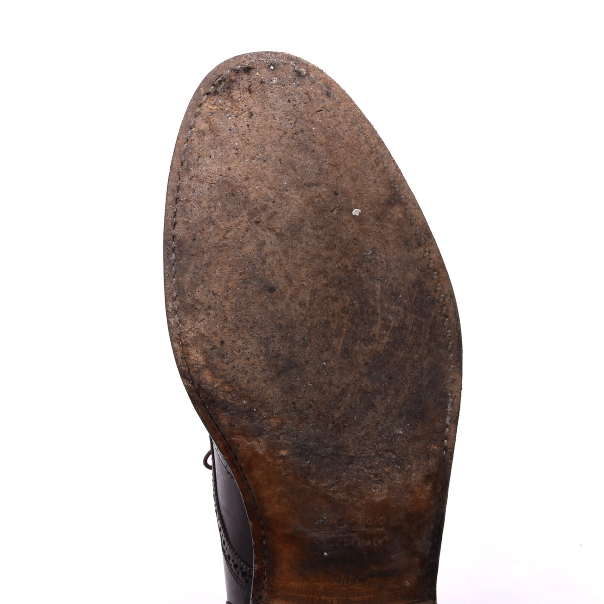 Lederer Brogue Stiefel Gr. 44 Made in Italy – Bordeaux