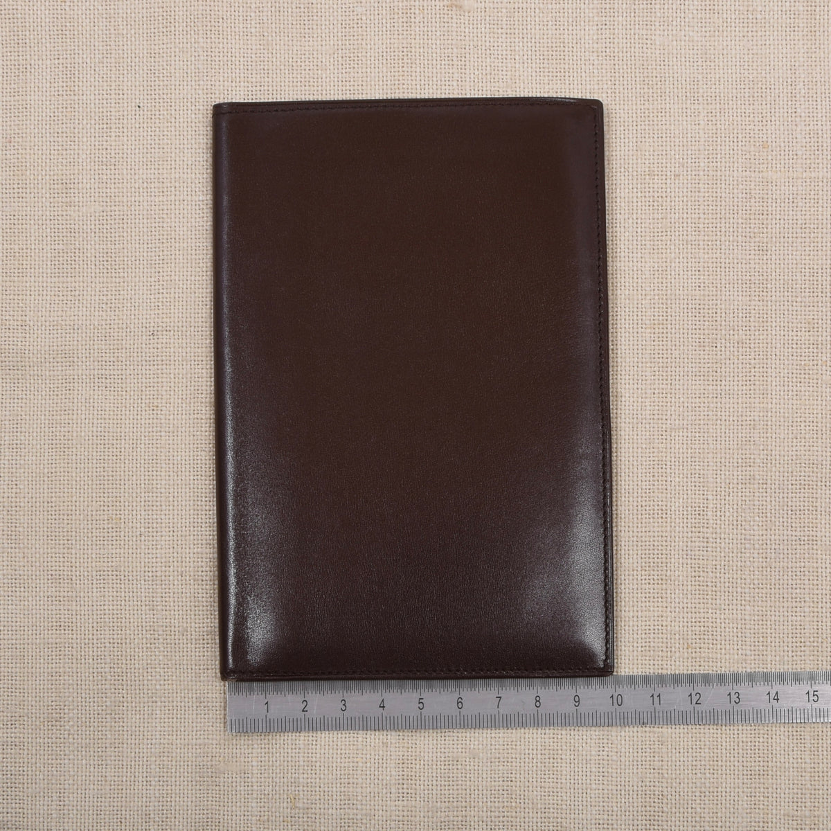 NOS Luxus Butterweich Leder Reisebrieftasche - Braun