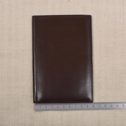 NOS Luxus Butterweich Leder Reisebrieftasche - Braun