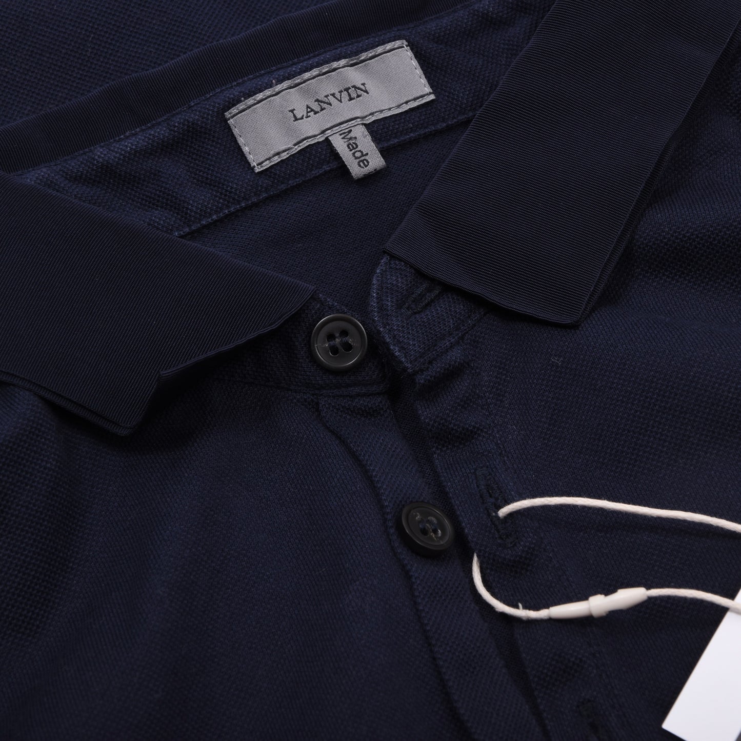 Lanvin Baumwoll-Poloshirt Größe M - Marineblau