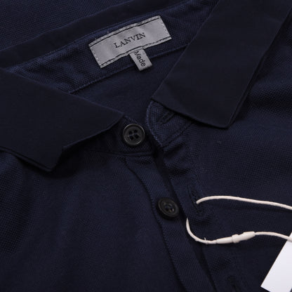 Lanvin Baumwoll-Poloshirt Größe M - Marineblau