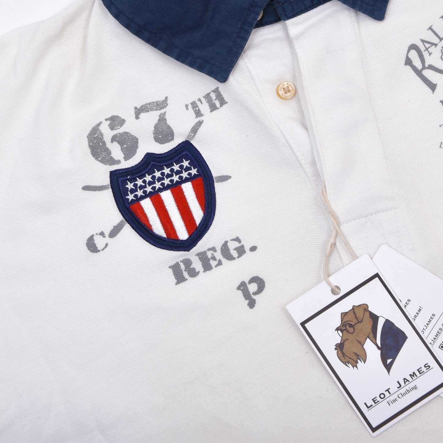Polo Ralph Lauren & Lacoste 2x Polo Shirts Size XL ca. 56.5cm - Black & White