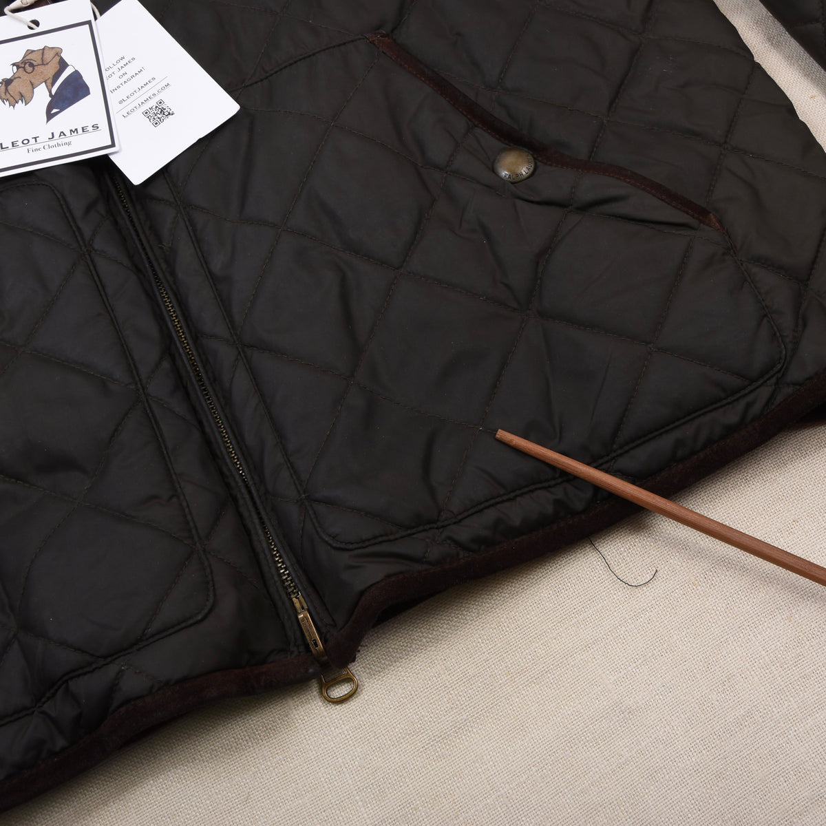 Vintage Polo Ralph Lauren Wendbare Steppjacke Gr. L - Grün/Marineblau