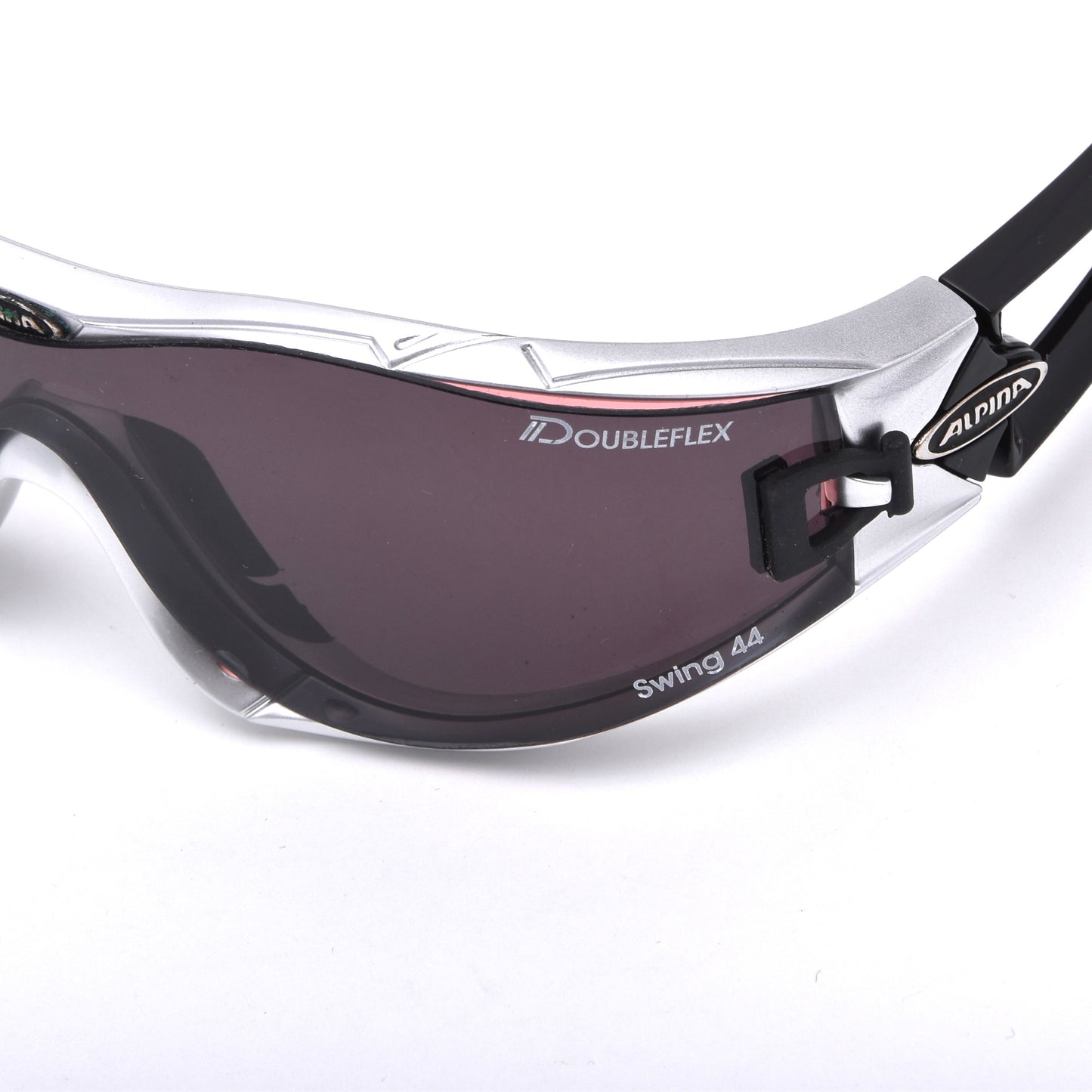 Alpina New Swing E 8720 Shield Radsport-Sonnenbrille – Silber