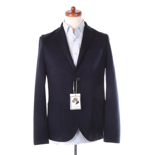 Harris Wharf London Wolljacke, Größe 48 (ca. 50,5 cm) – Marineblau