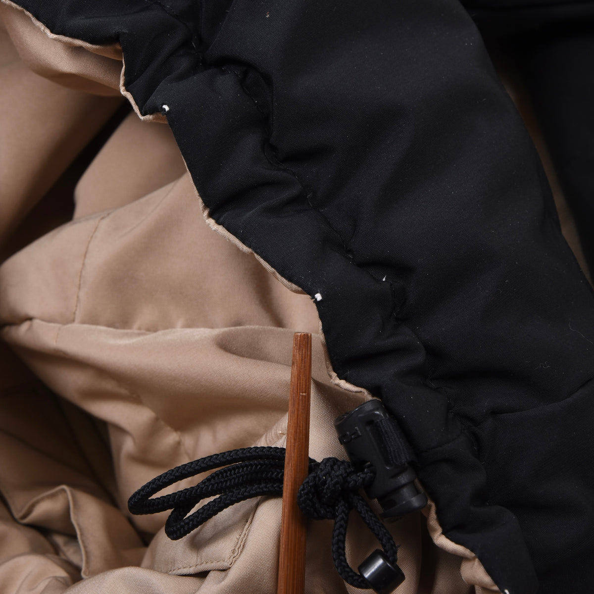 Vintage Polo Ralph Lauren Reversible Daunen Pufferjacke Gr. M - Beige/Schwarz