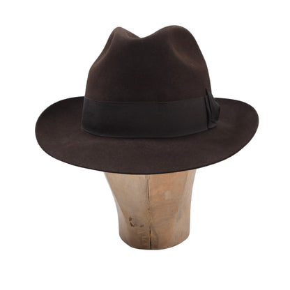 Vintage Parker Hut 6cm Krempe Größe 56 - Braun