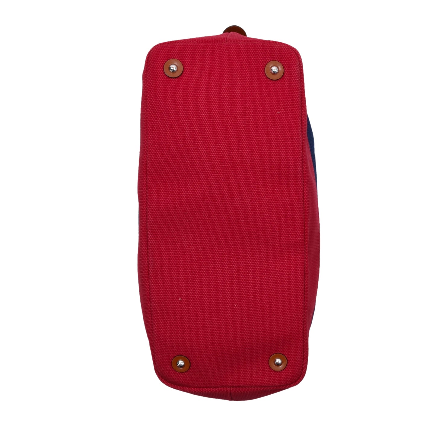 Lauren Ralph Lauren Canvas Tote Bag - Red/White/Navy