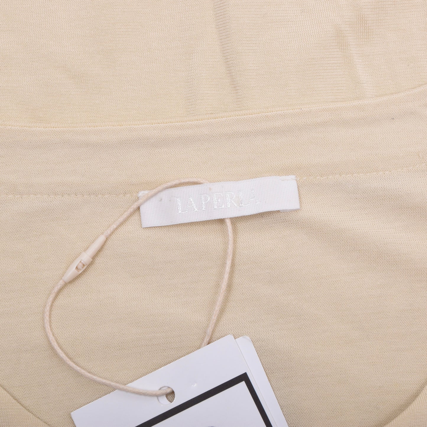 La Perla 70% Silk 30% Cotton T-Shirt Size S - Beige