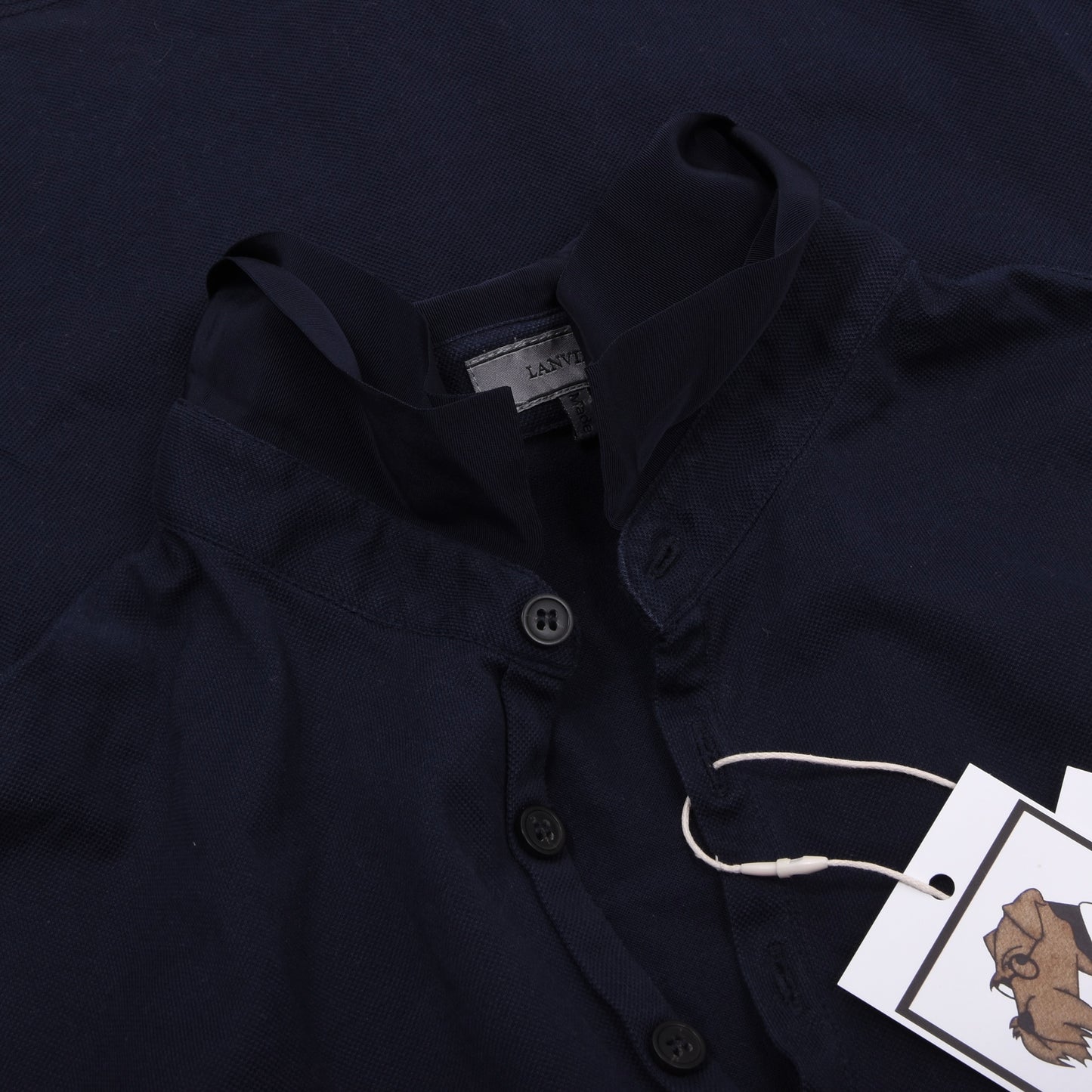 Lanvin Baumwoll-Poloshirt Größe M - Marineblau
