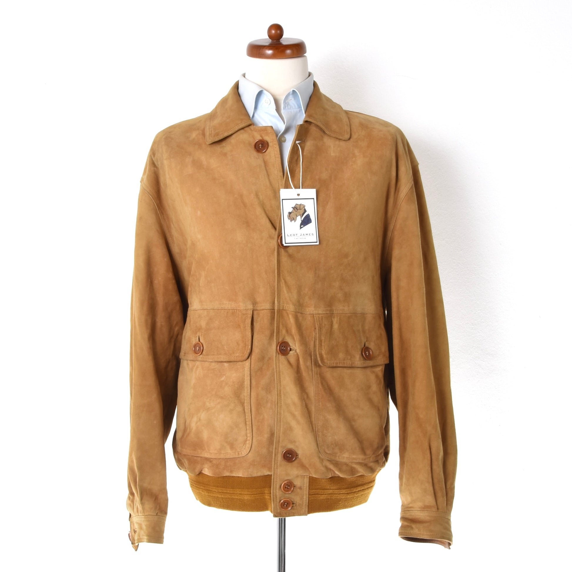 Paul & Shark Blousonjacke aus Wildleder, Größe L, Brustumfang