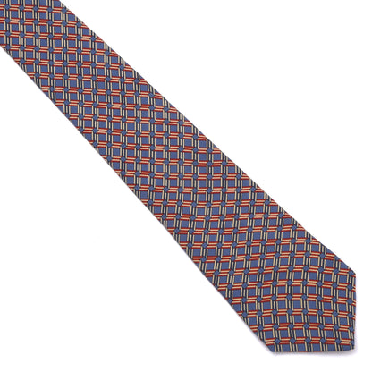 Royal Country Life Silk Tie ca. 147,5cm/9,7cm Made in England - Basketweave Print