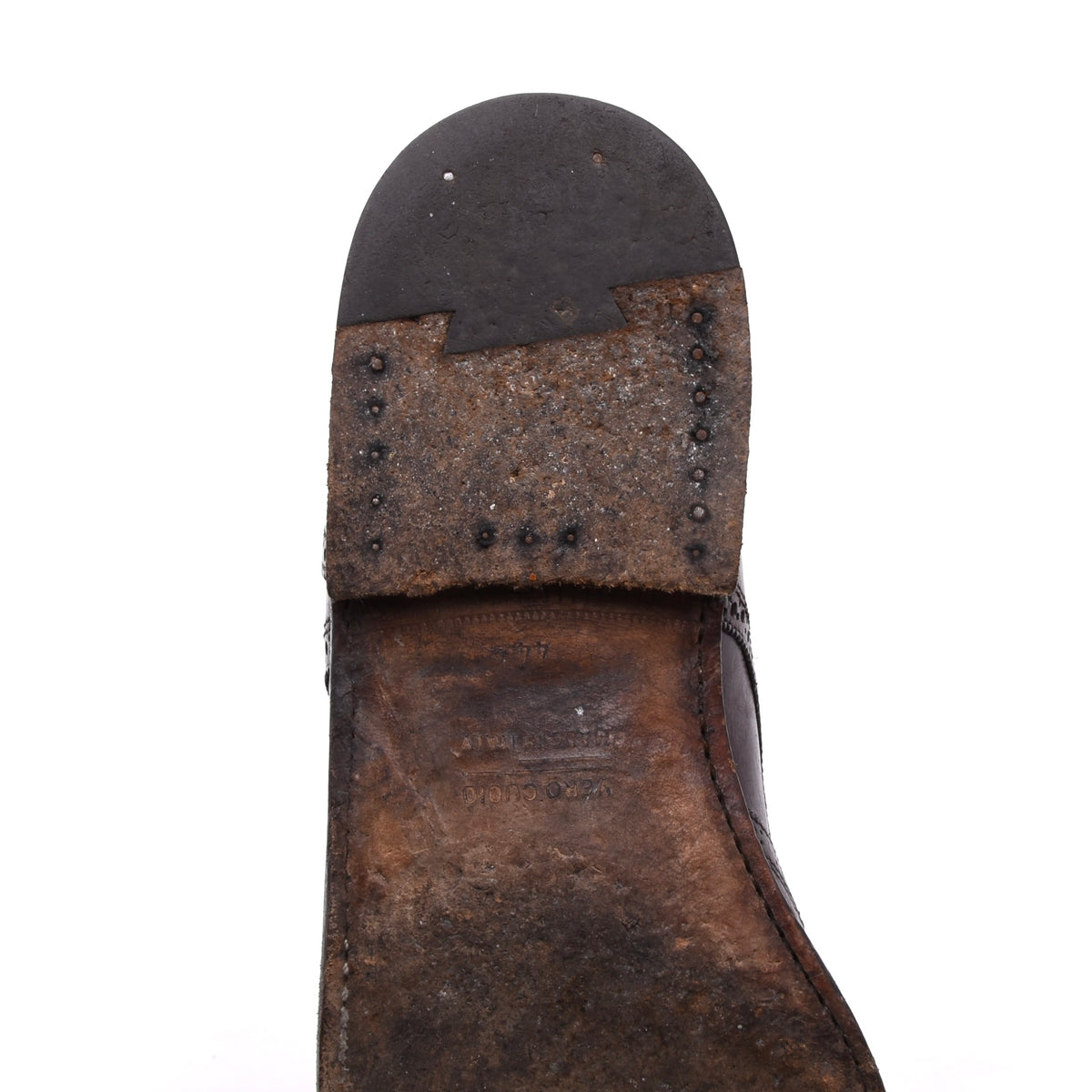 Lederer Brogue Stiefel Gr. 44 Made in Italy – Bordeaux