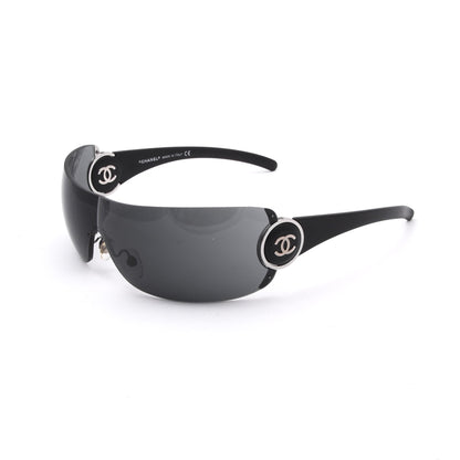 Vintage Chanel Y2K Sunglasses Mod. 6027 - Black/Grey