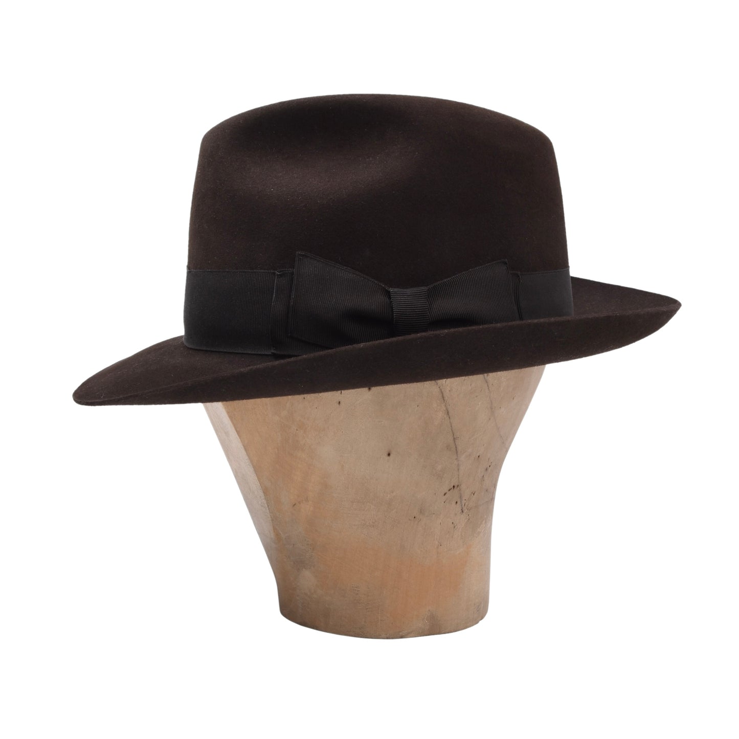 Vintage Parker Hut 6cm Krempe Größe 56 - Braun