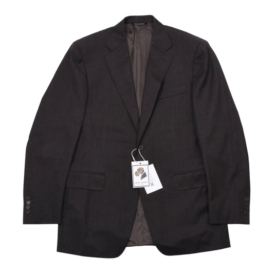 Canali Wolljacke Größe 48 Brust ca. 53cm - Braun